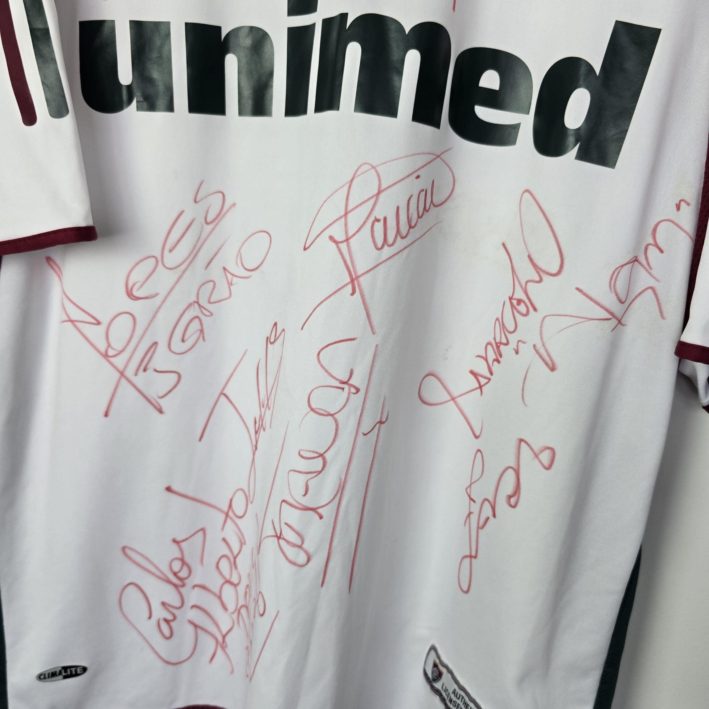 Comprar Camisa Fluminense RJ Adidas Unimed 2005 Branca #11 Romário ...