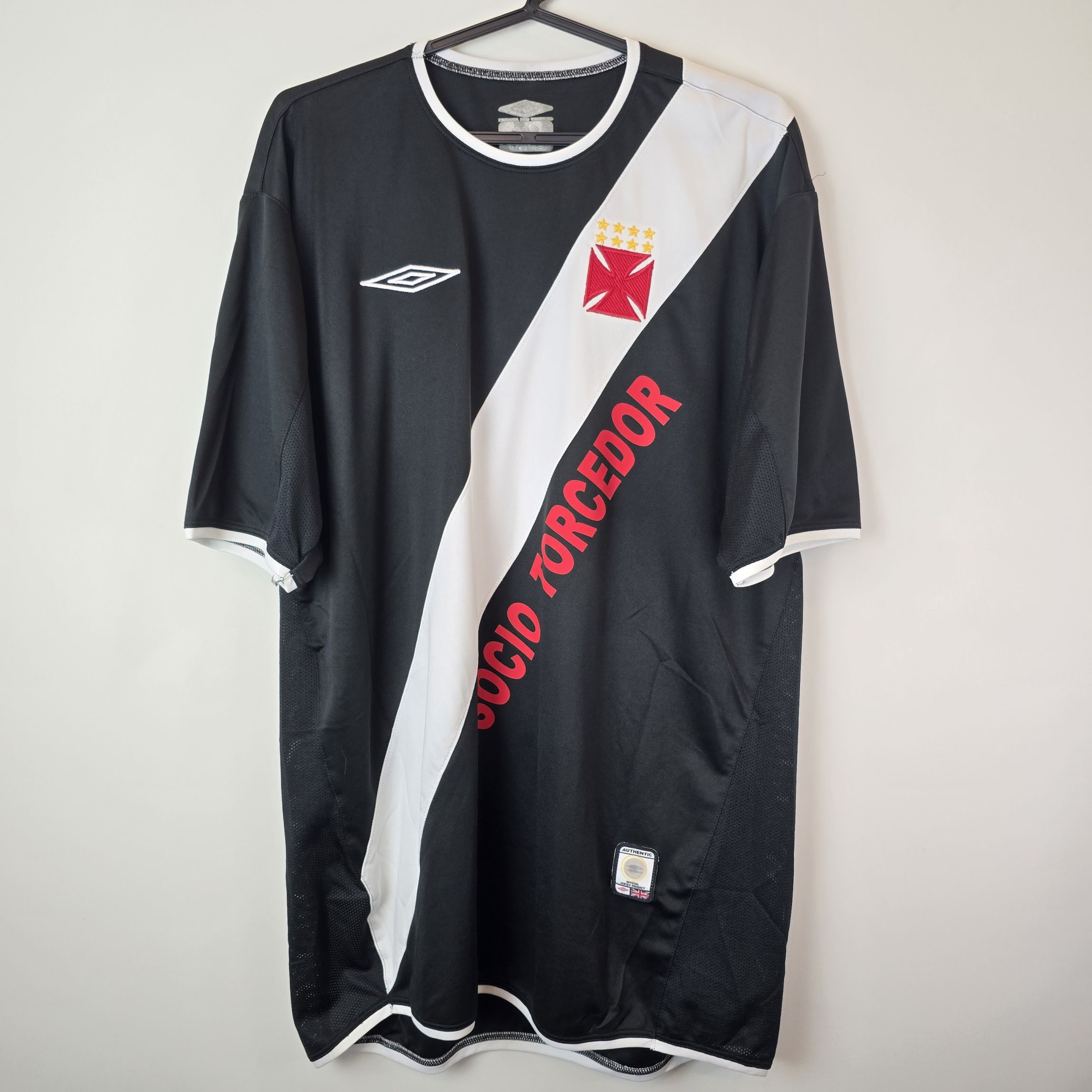 Comprar Camisa Vasco da Gama Umbro Sócio Torcedor 2003 Preta #18