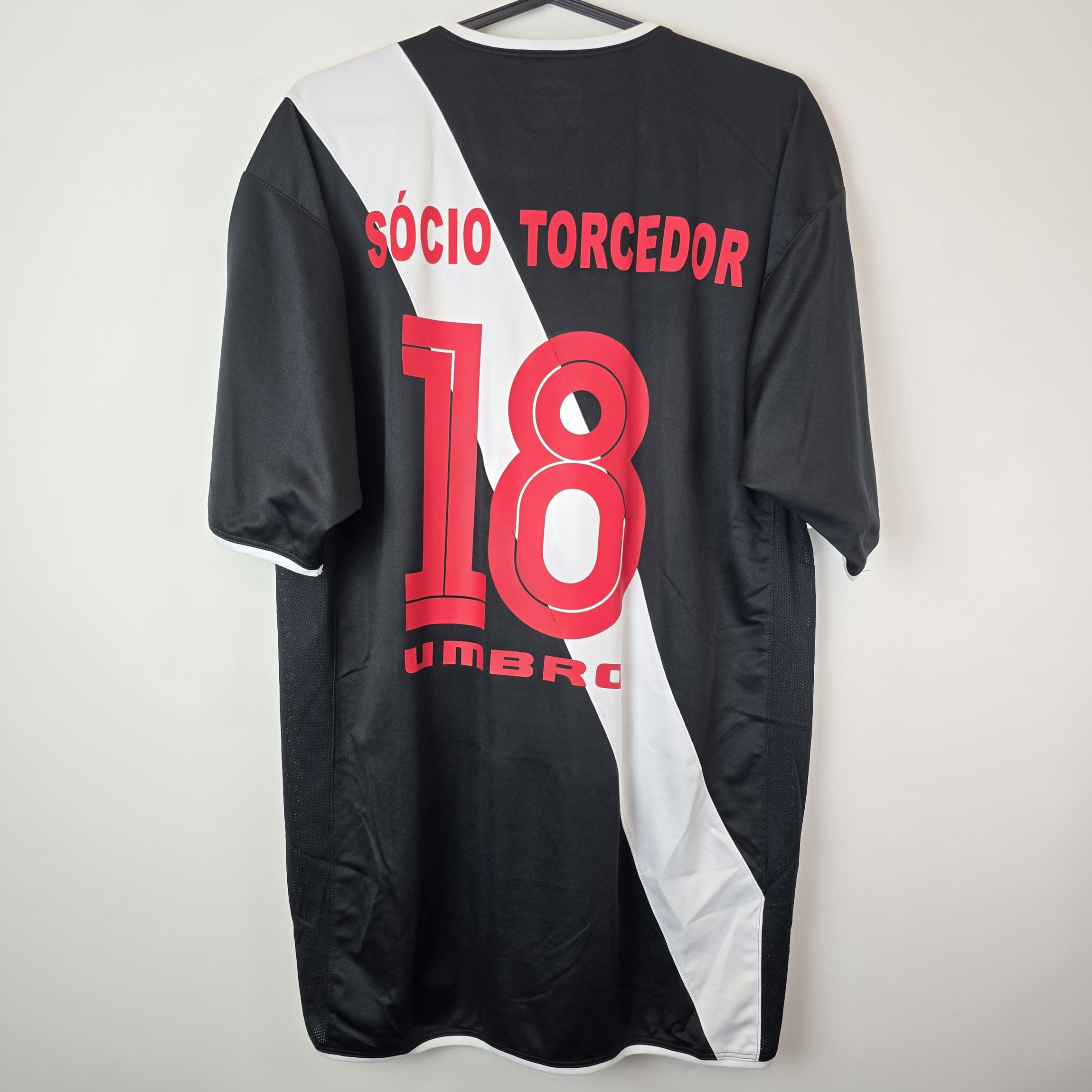 Comprar Camisa Vasco da Gama Umbro Sócio Torcedor 2003 Preta #18