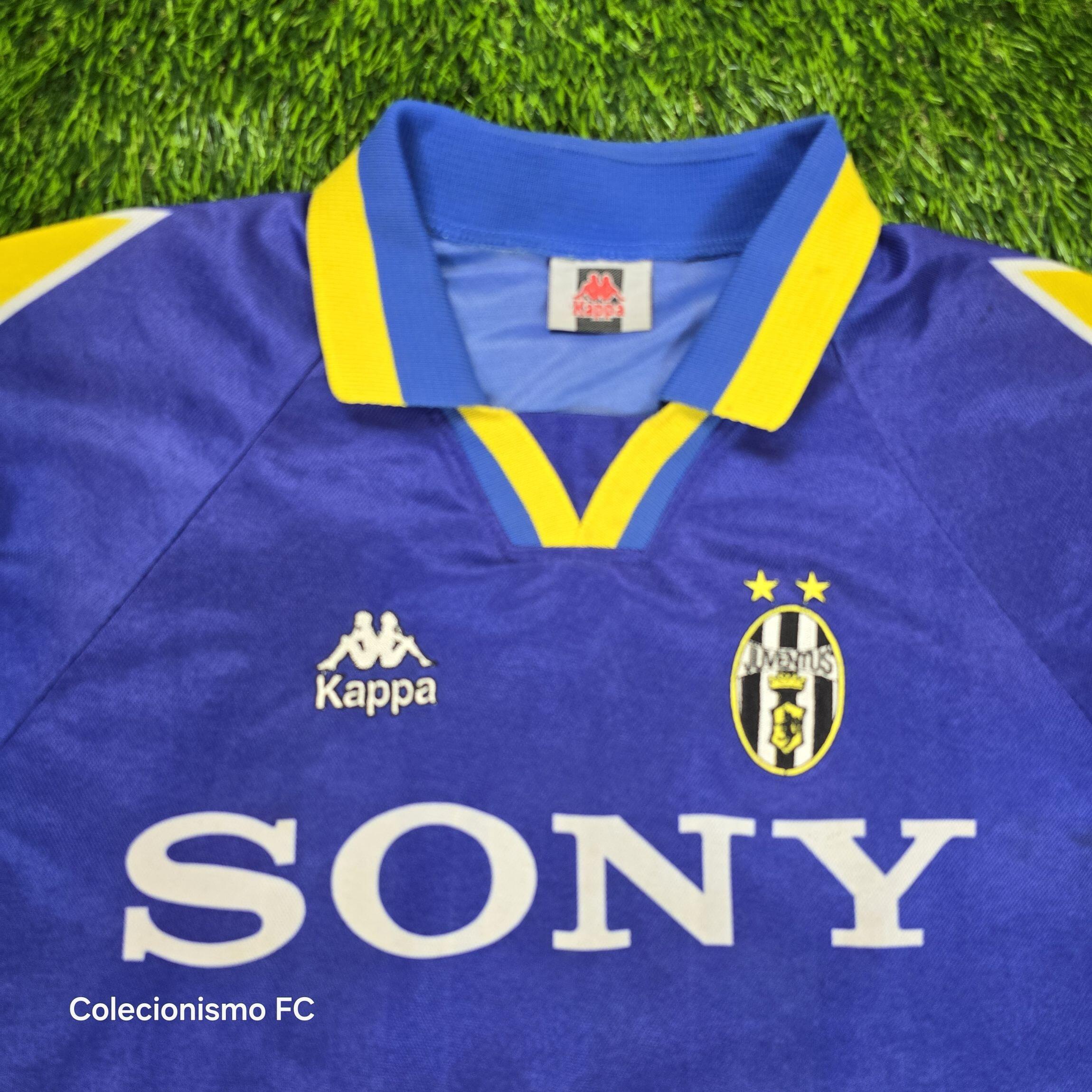 Comprar Camisa Juventus Itália Kappa Sony 1995/1996 Azul #10