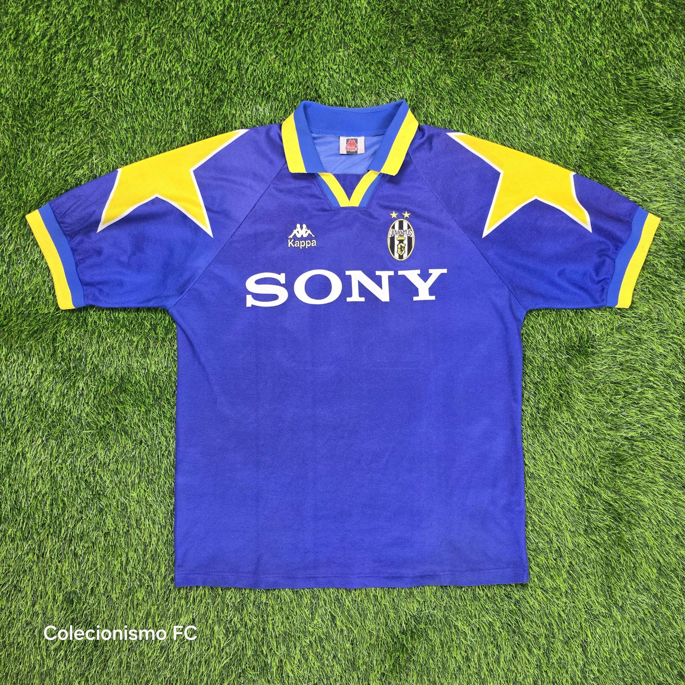 95-96 Juventus ユヴェントス　SONY Comprar Camisa Juventus Itália Kappa Sony 1995/1996 Azul #10