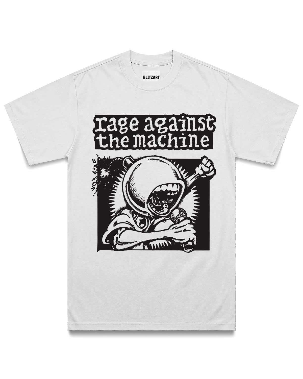 Comprar Camiseta Rage Against The Machine - Branca - R$89,90