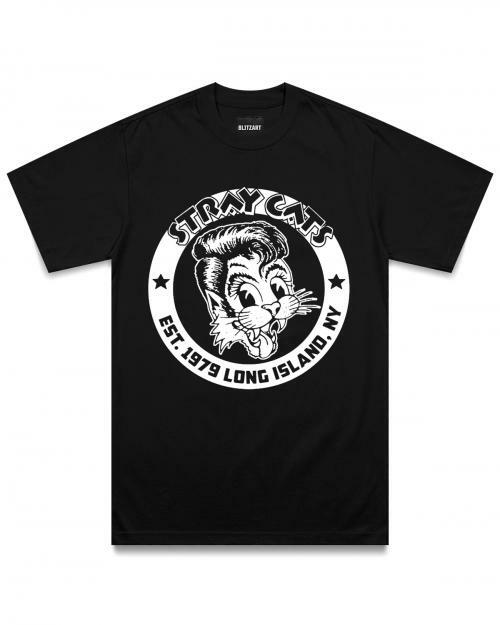 Comprar Camiseta Stray Cats - Preta - R$89,90 - Blitzart