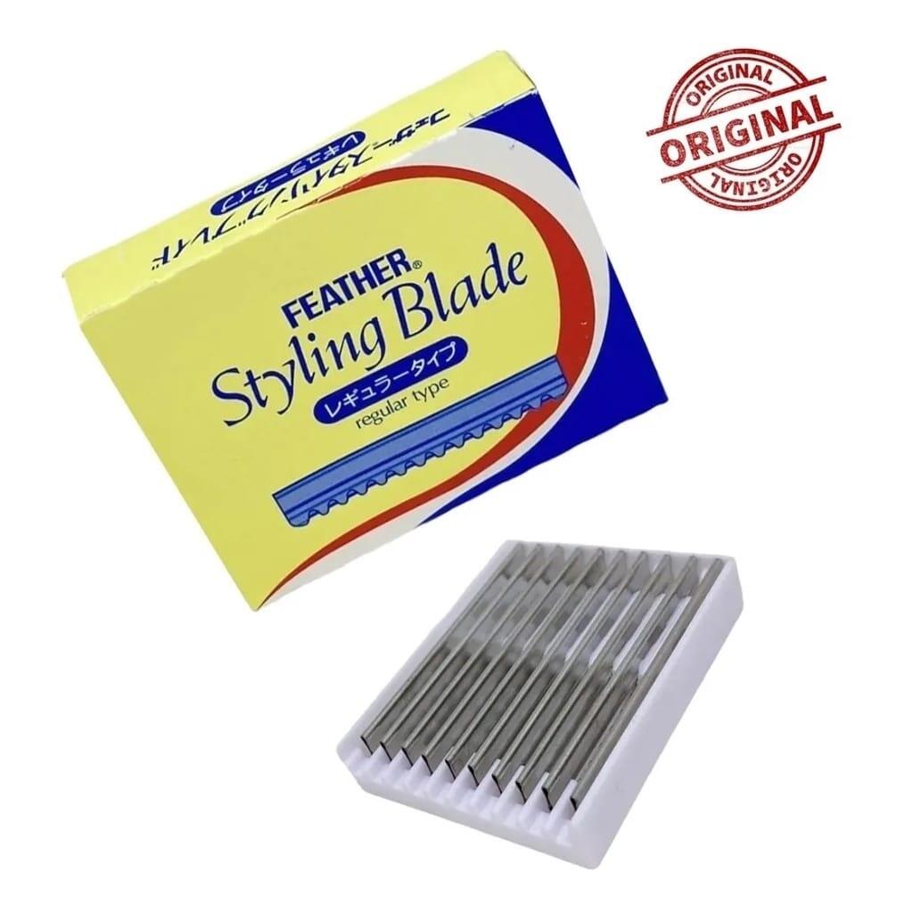 Lâmina Desfiar Feather Styling Blade Type 10 Und Em Promoção - a
