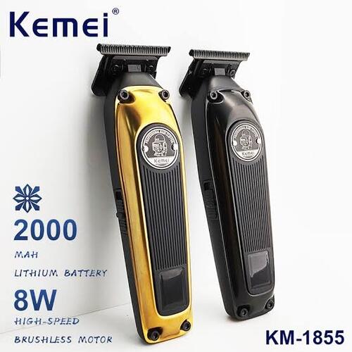 Maquina de Acabamento Kemei Km 1855 Preta Bivolt Em Promoção - a