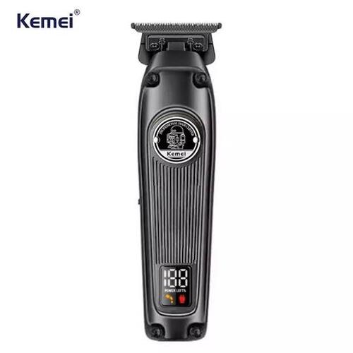 Maquina de Acabamento Kemei Km 1855 Preta Bivolt Em Promoção - a