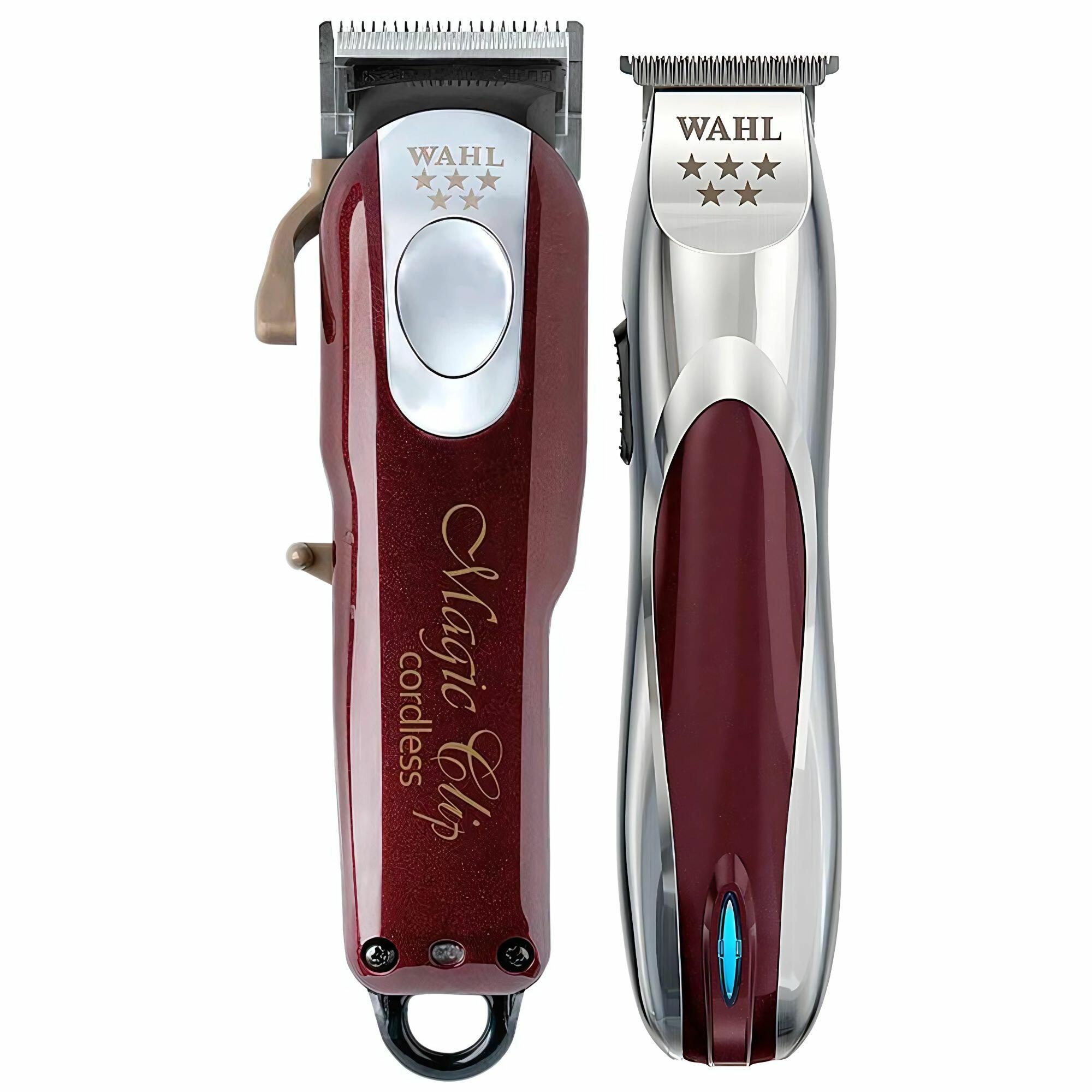 Kit Maquinas Wahl Magic Clip + Acabamento A-Lign Em Promoção - a