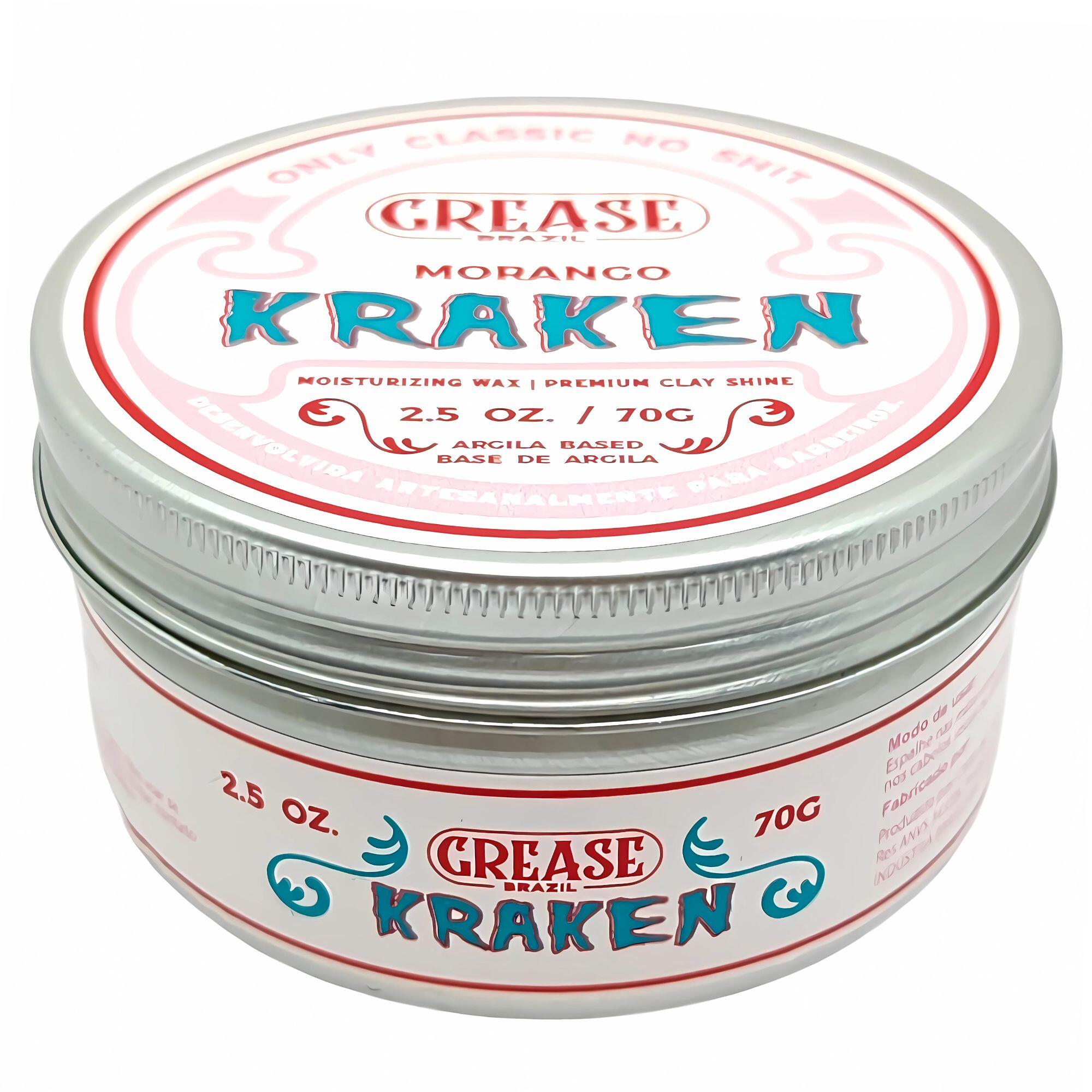 Pomada Matte Kraken Morango 70g Grease Pomade Em Promoção - a