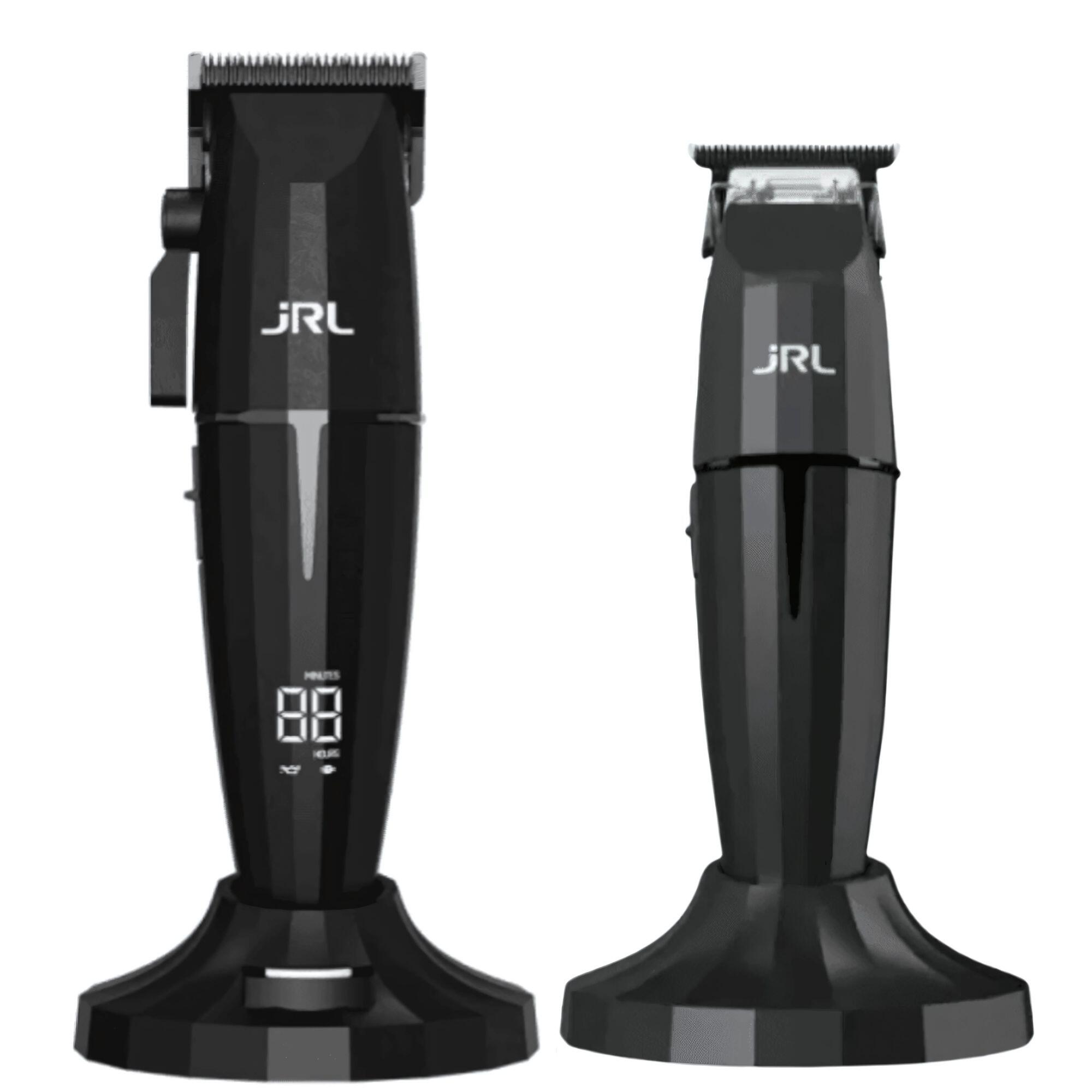 Kit Máquinas JRL Onyx Black Corte + Acabamento Bivolt Em Promoção