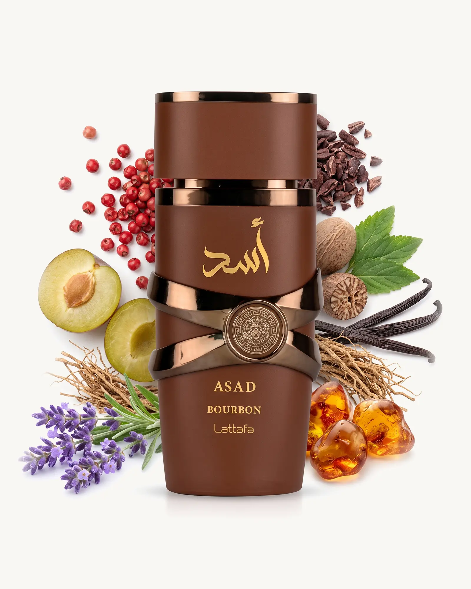 Perfume Lattafa Asad Bourbon Eau de Parfum 100ml - Unissex - a