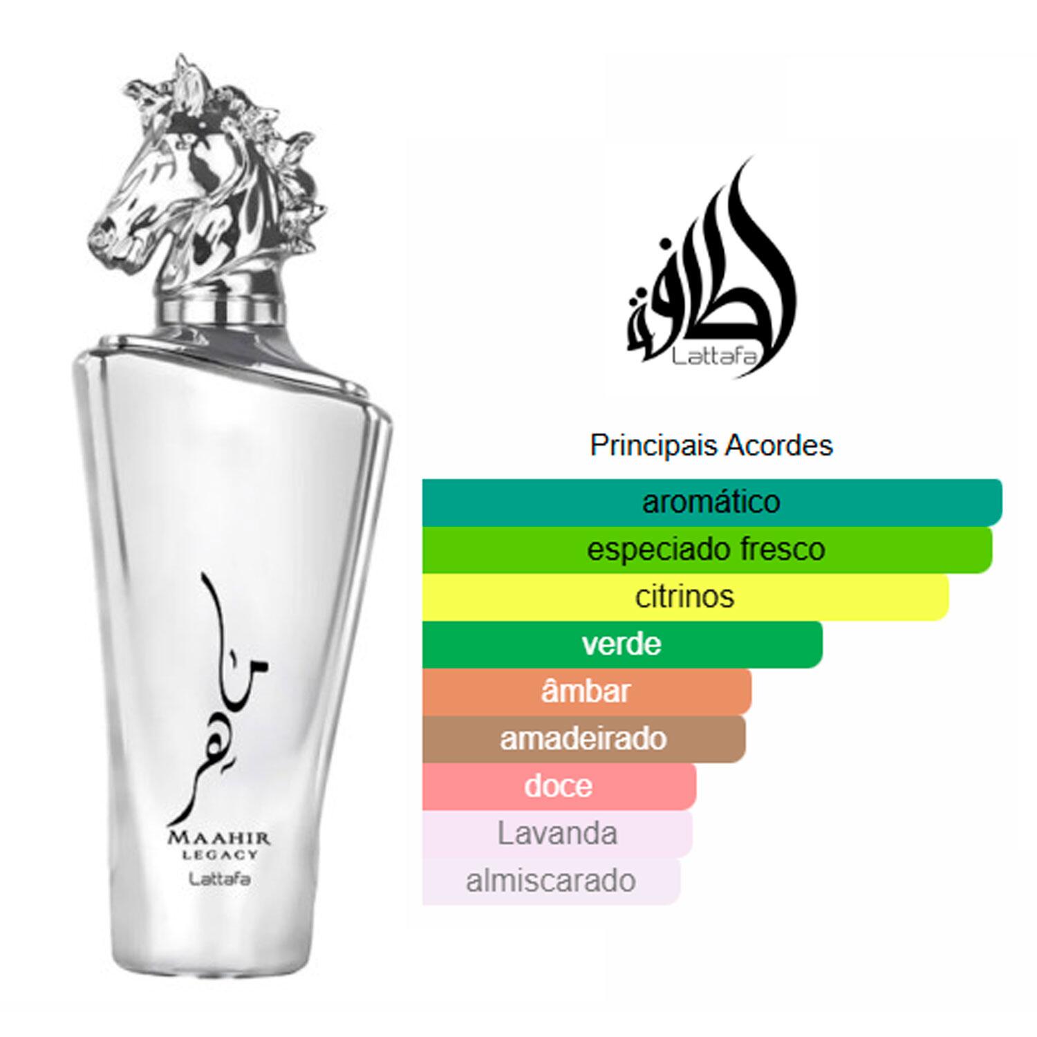 Comprar Perfume Masculino Maahir Legacy Lattafa Perfumes Eau De Parfum  100ml - Boutique Dos Perfumes