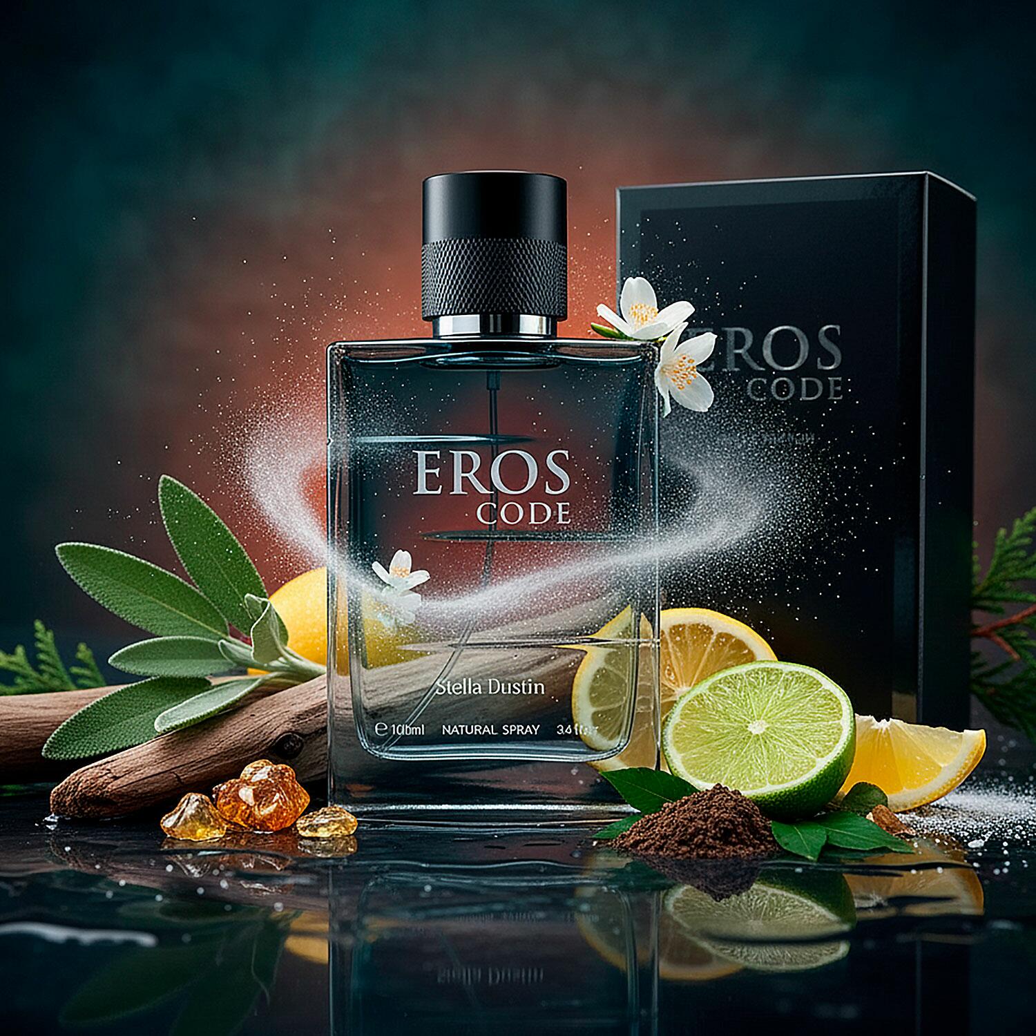 Stella Dustin Eros Code Eau de Parfum Masculino 100ml