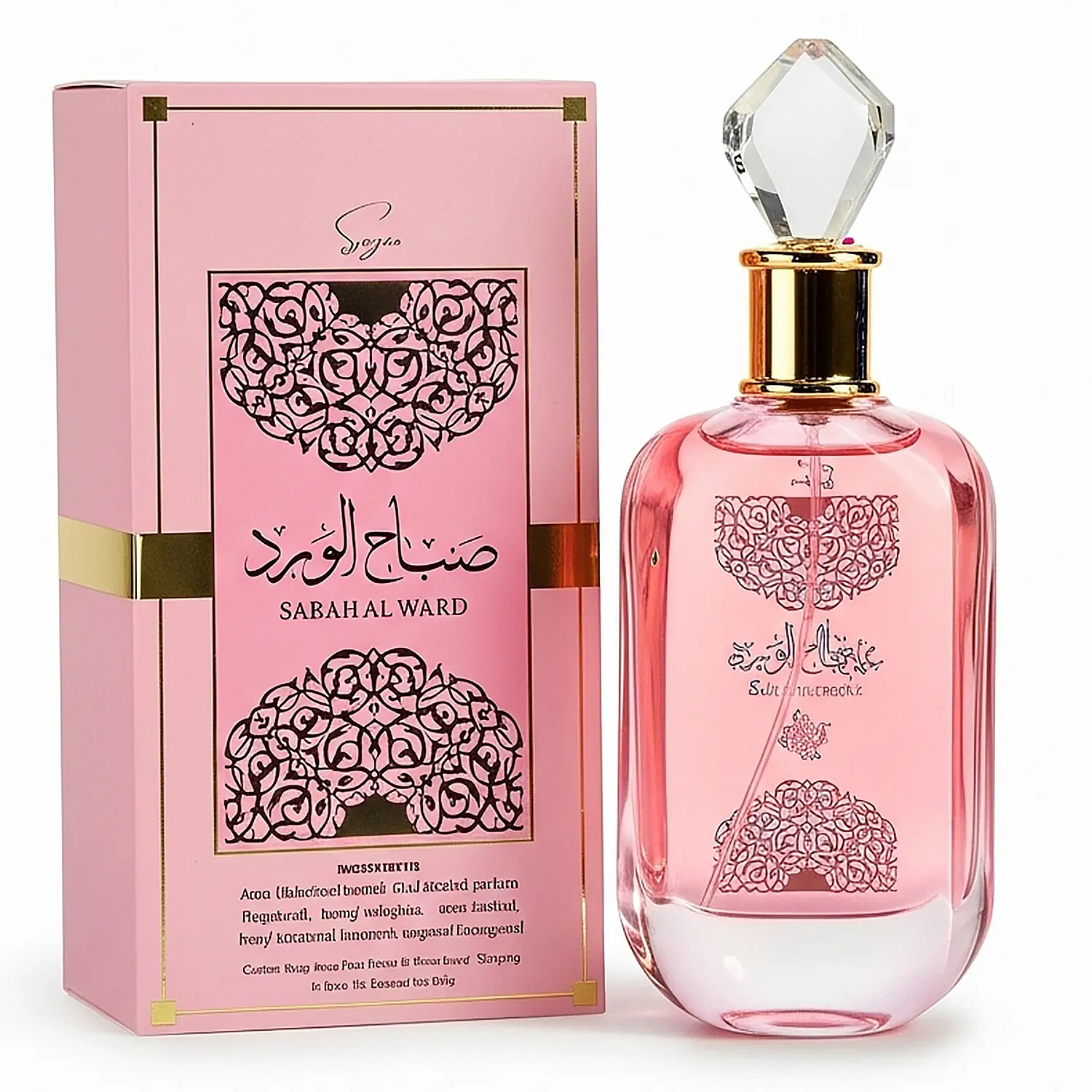 サバハ・アル・ワード 100ml SUGAR SABAH AL WARD Sabah Al Ward Sugar Feminino 100ml Eau de Parfum