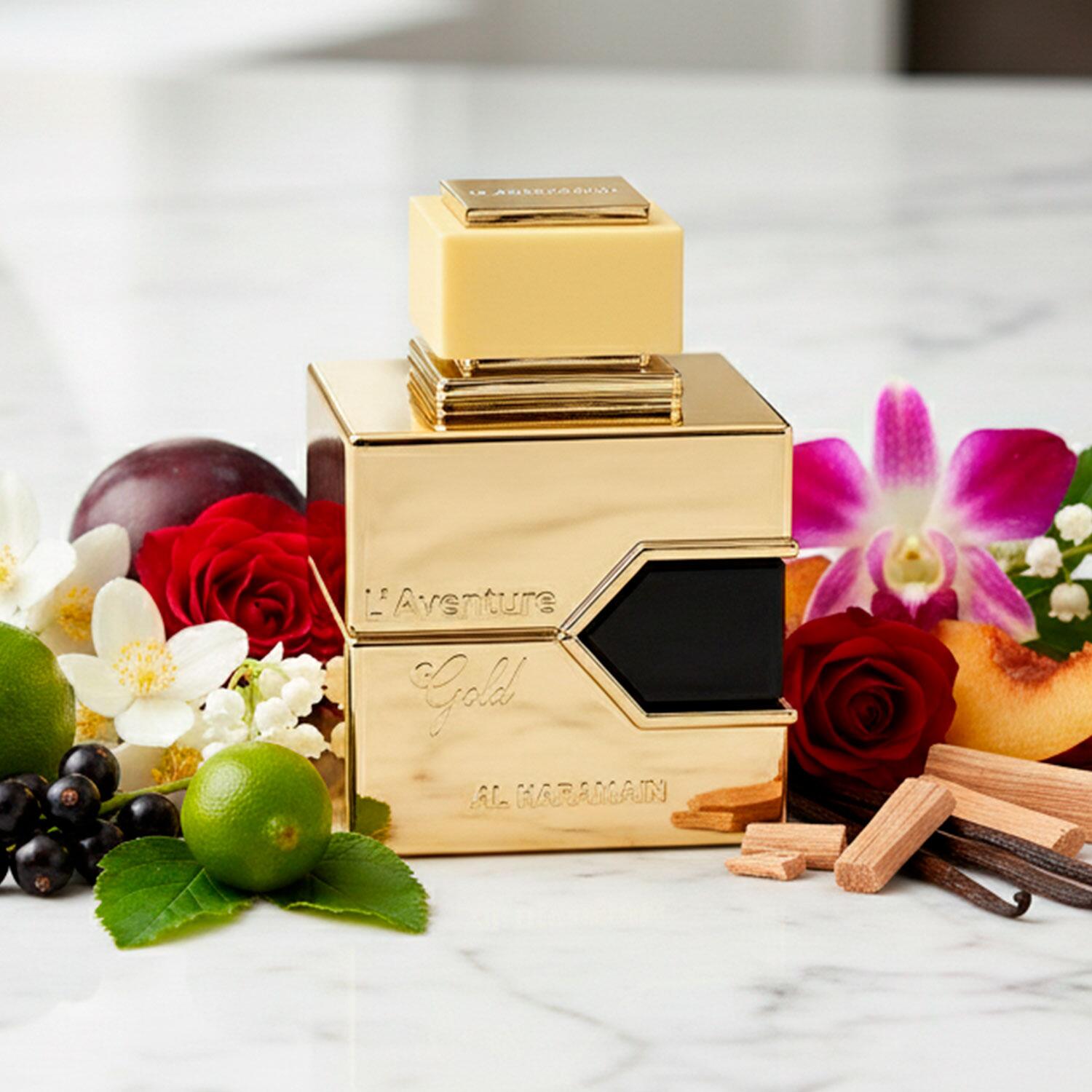 Al Haramain L‘ Aventure Gold EDP 100ml Comprar Perfume Feminino L'Aventure Gold Al Haramain Eau de Parfum