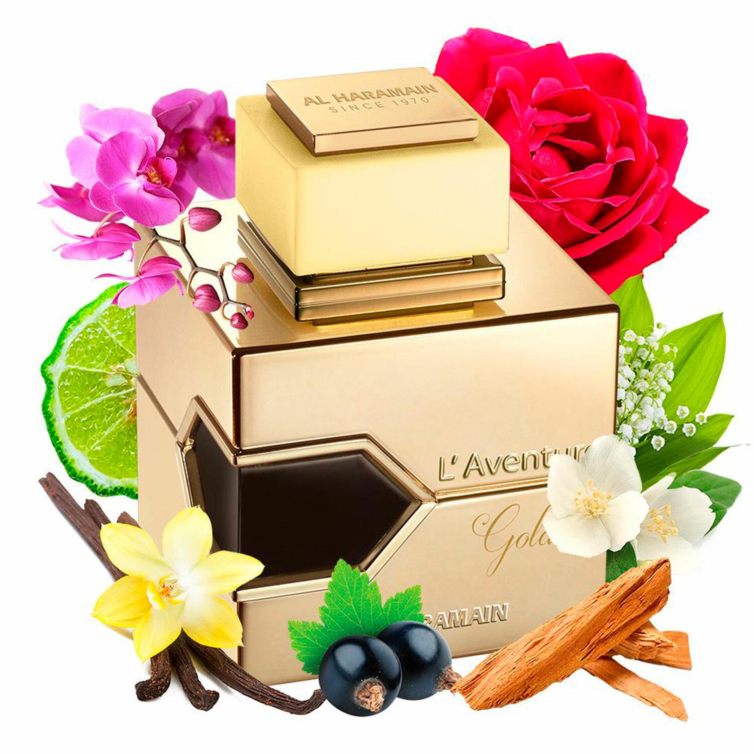 Al Haramain L‘ Aventure Gold EDP 100ml Comprar Perfume Feminino L'Aventure Gold Al Haramain Eau de Parfum