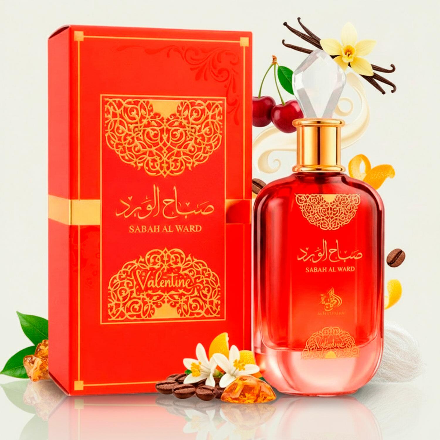 Sabah al ward VALENTINE 新作 Perfume Feminino Sabah Al Ward Valentine Al Wataniah EDP