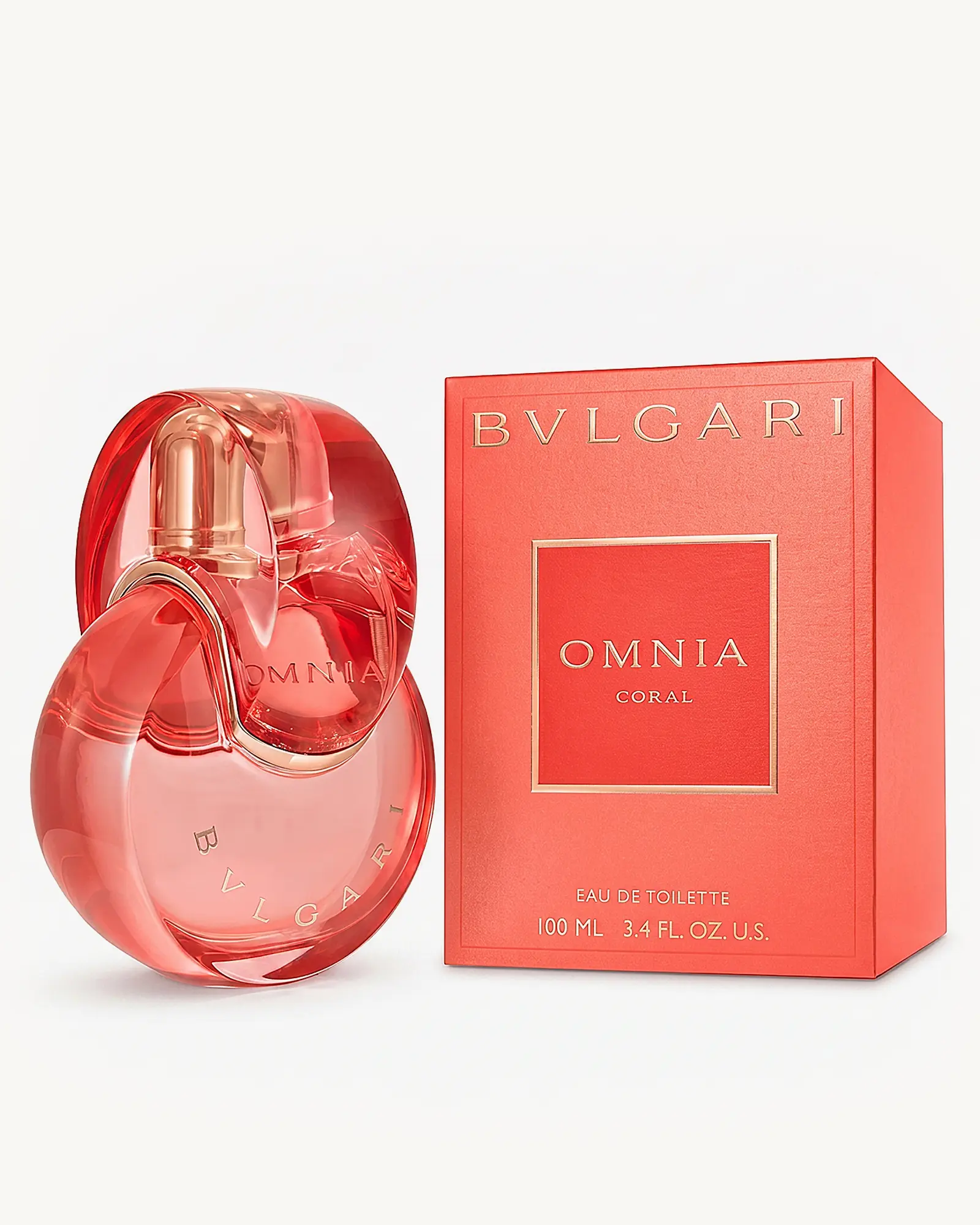 【新品未開封正規品】BVLGARI OMNIA CORAL 100ml Bvlgari Omnia Coral Eau de Toilette Feminino - a partir de R$947,15