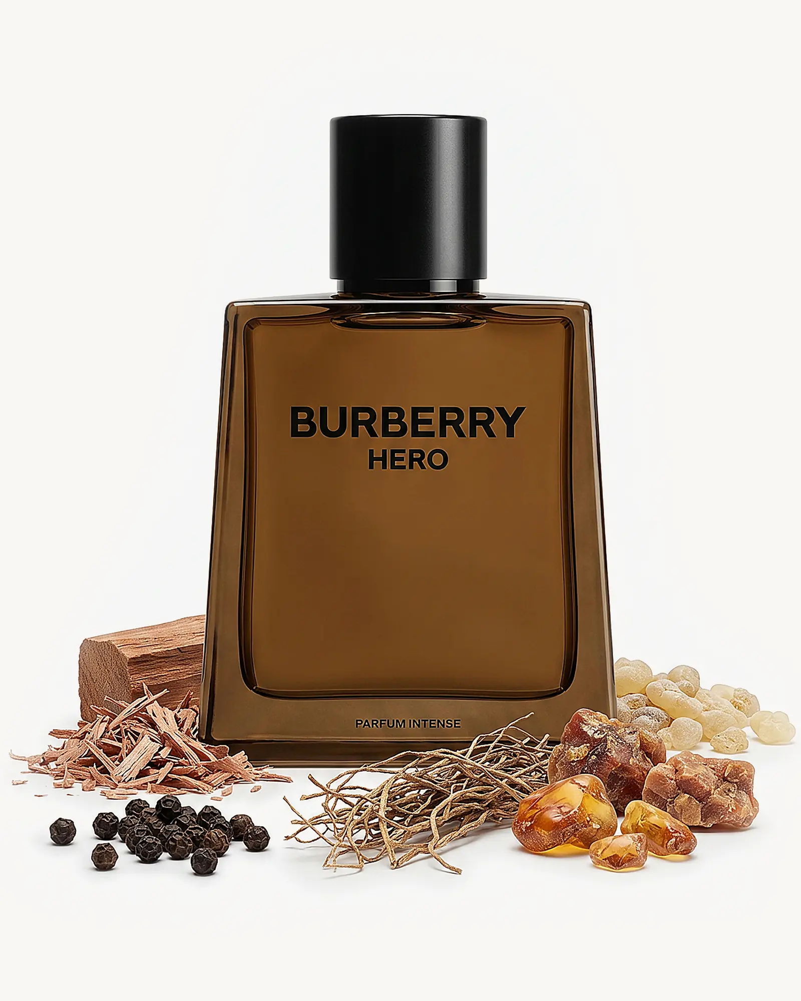 香水(ユニセックス) BURBERRY HERO PARFUM Burberry Hero Parfum Intense Masculino - a partir de R$1.137,15